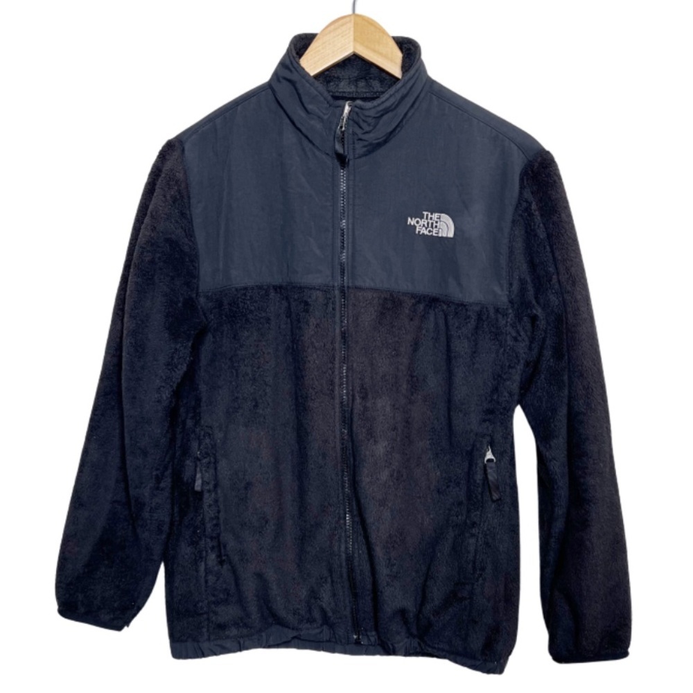 The North Face Fleece Jacket Full Zip Black Juniors Casual Outdoor Layer